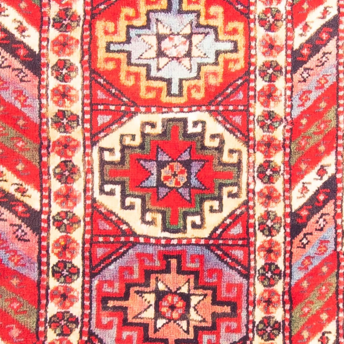 Alfombra de pasillo Alfombra persa - Nómada - 320 x 143 cm - rojo claro