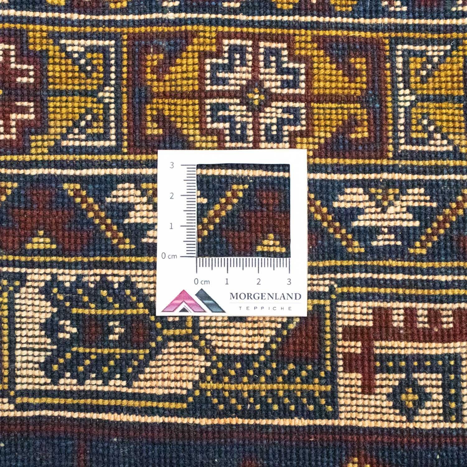 Alfombra afgana - 195 x 128 cm - azul
