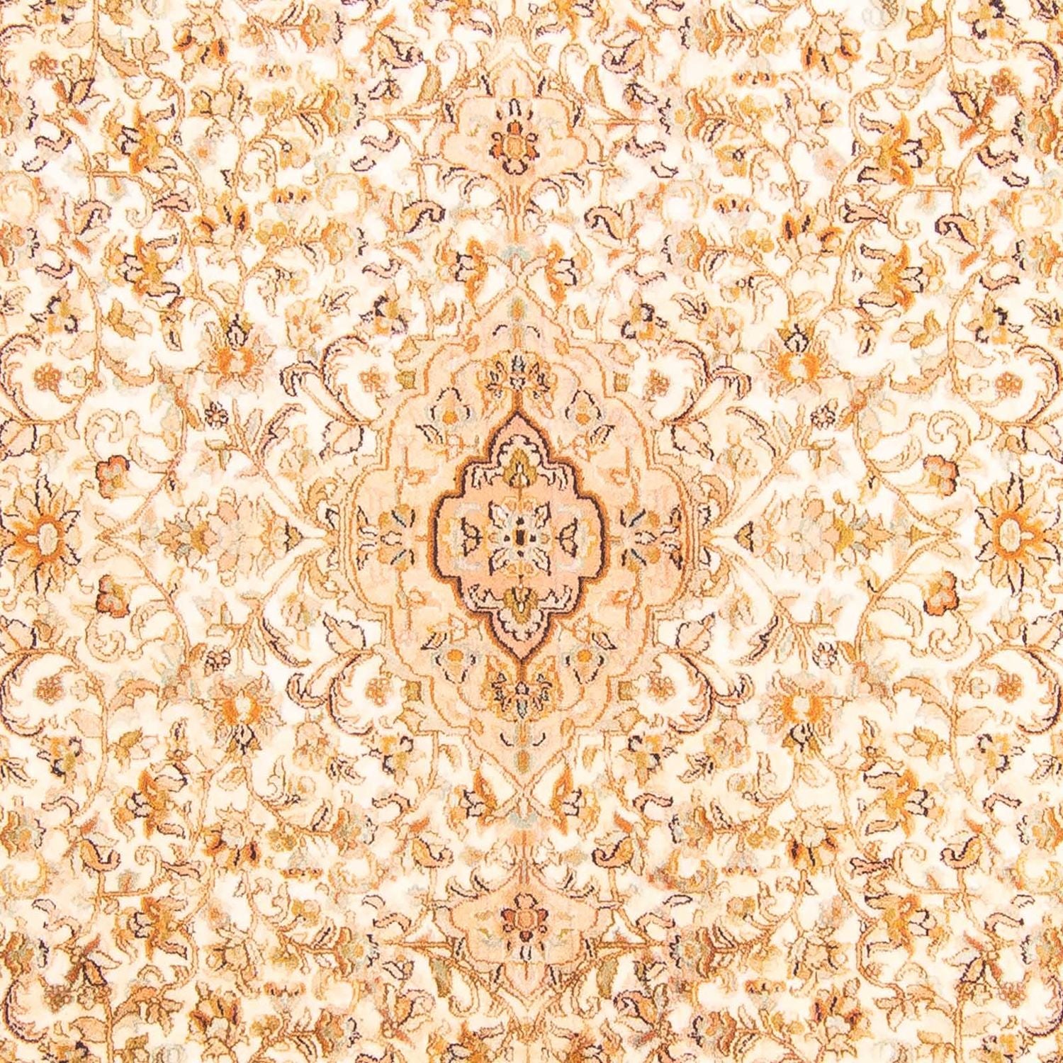 Alfombra de seda - Seda de Cachemira - 270 x 186 cm - beige