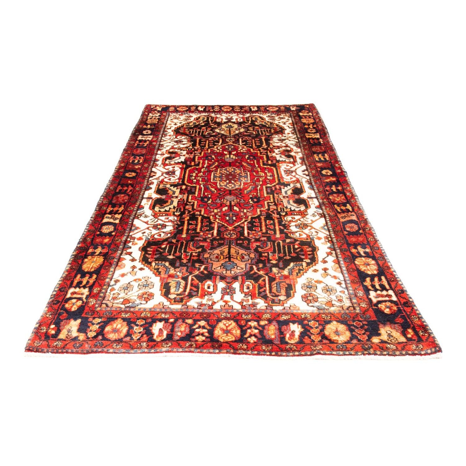 Alfombra de pasillo Alfombra persa - Nómada - 290 x 145 cm - rojo oscuro