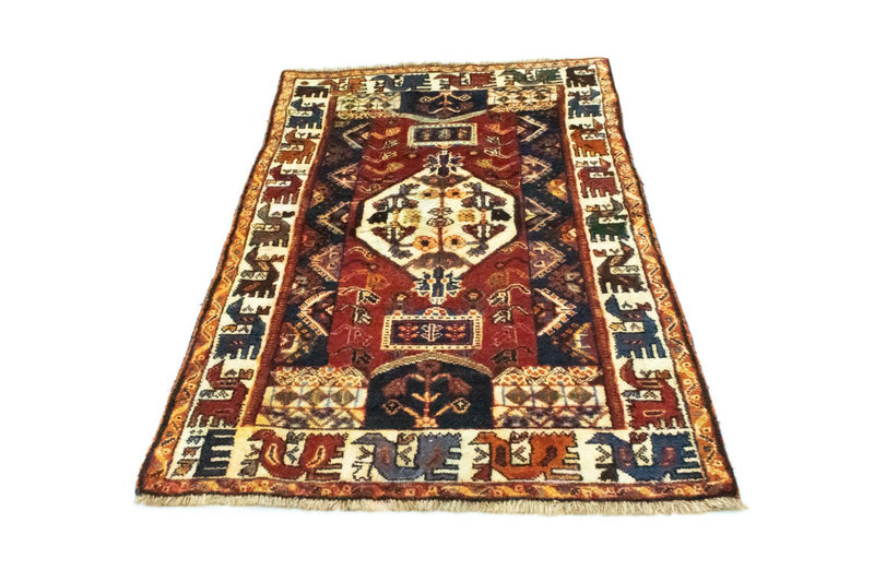 Alfombra persa - Nómada - 146 x 91 cm - rojo
