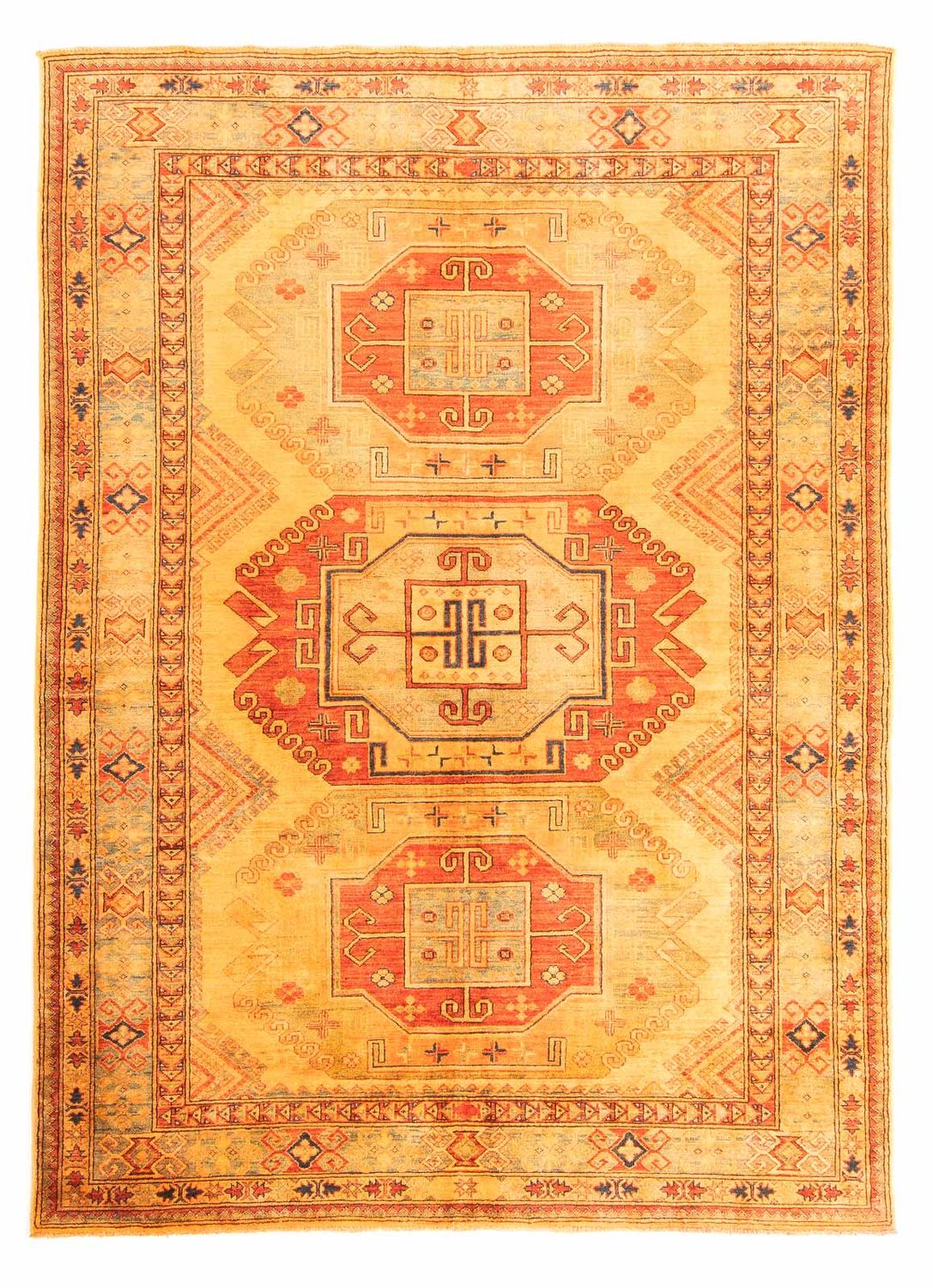 Alfombra Ziegler - Kazak - 253 x 183 cm - oro