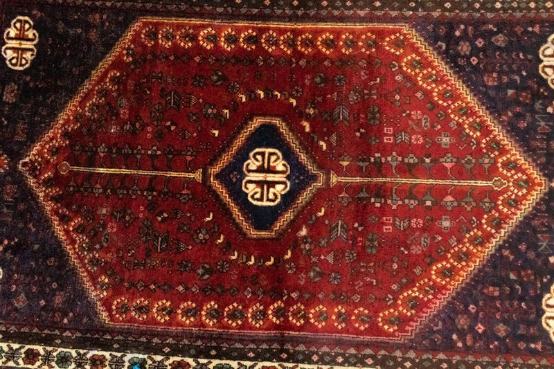 Alfombra persa - Nómada - 154 x 95 cm - rojo