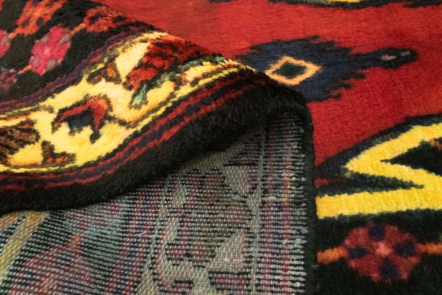 Alfombra persa - Nómada - 151 x 103 cm - rojo
