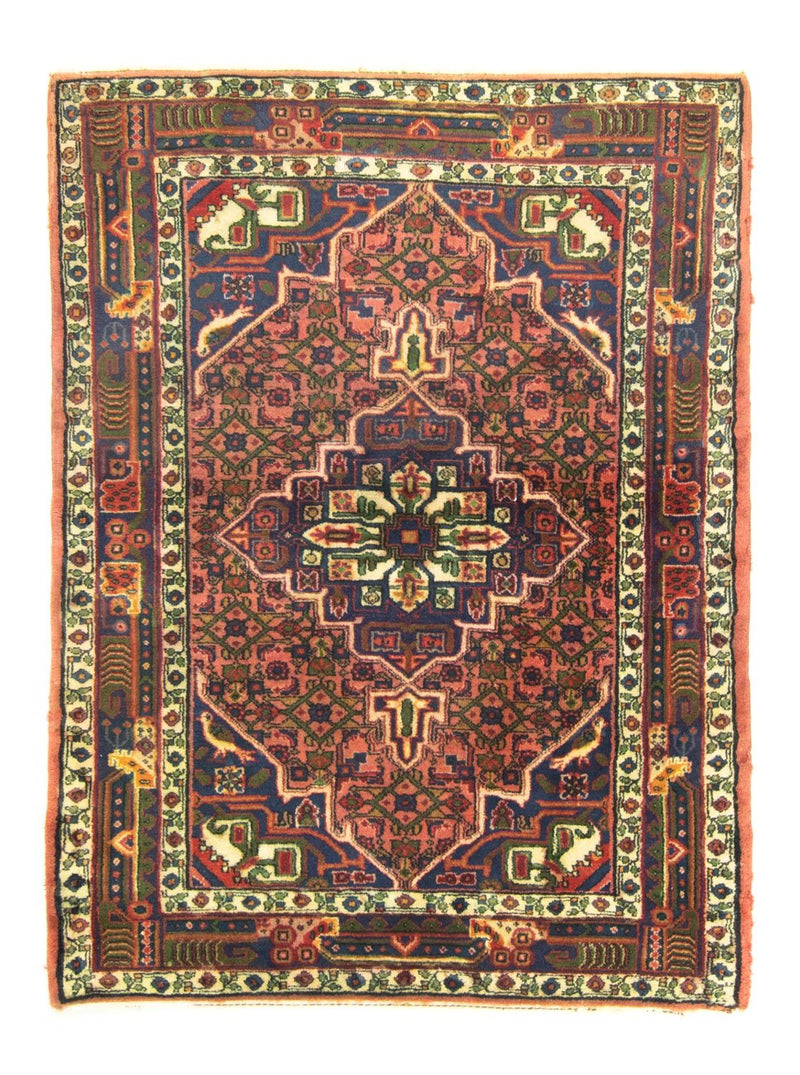 Alfombra persa - Nómada - 145 x 110 cm - naranja