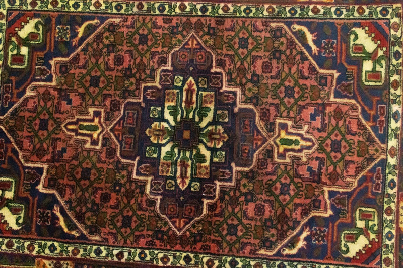 Alfombra persa - Nómada - 145 x 110 cm - naranja
