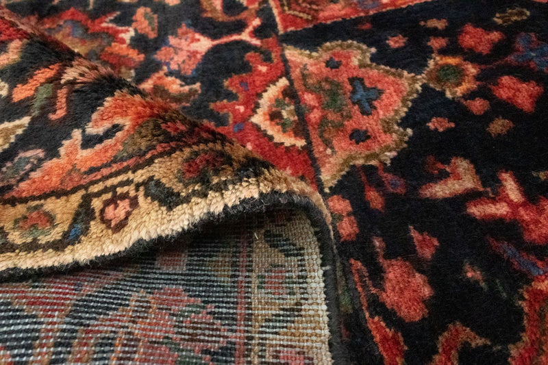 Alfombra persa - Nómada - 126 x 103 cm - azul