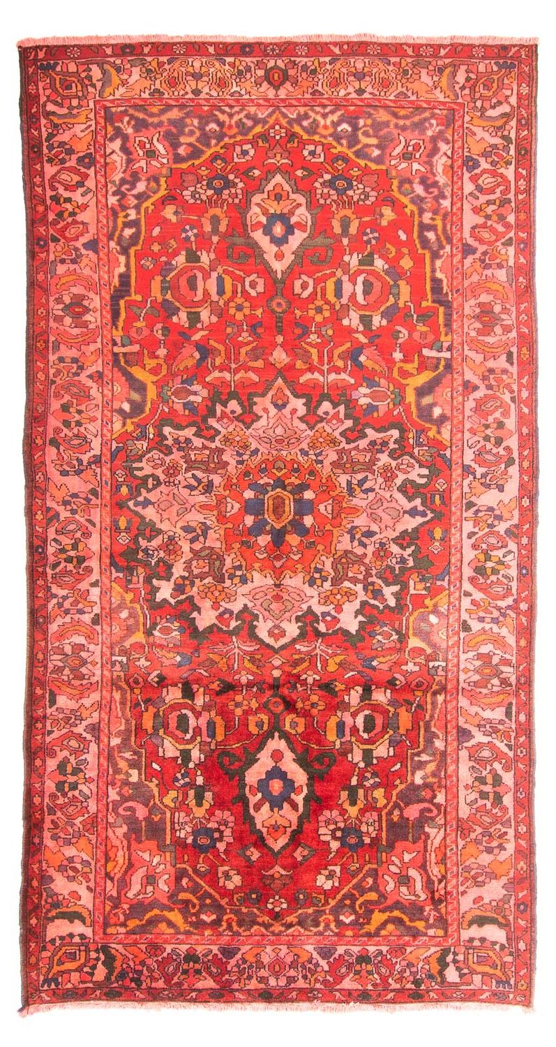 Alfombra persa - Nómada - 304 x 160 cm - rojo claro