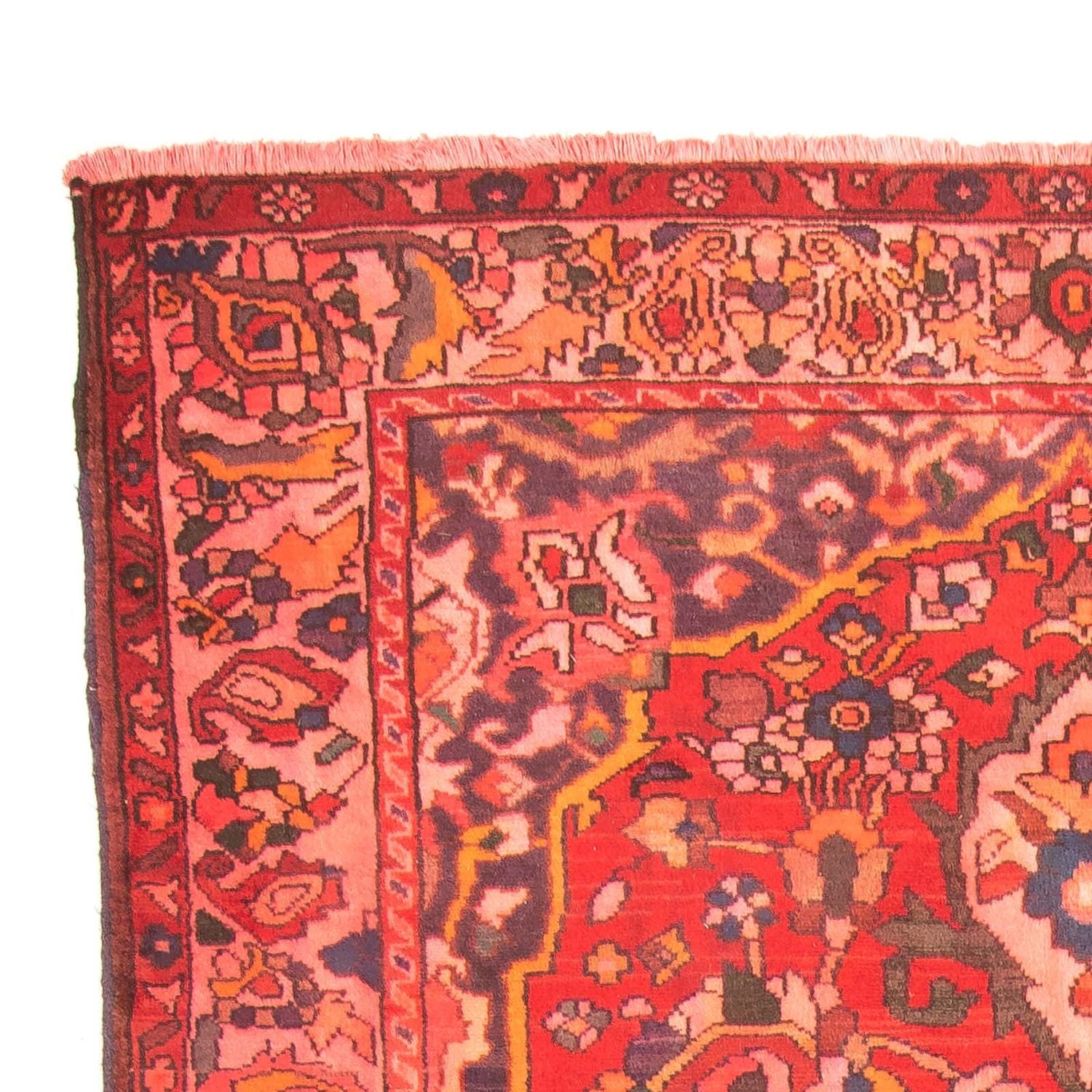 Alfombra persa - Nómada - 304 x 160 cm - rojo claro