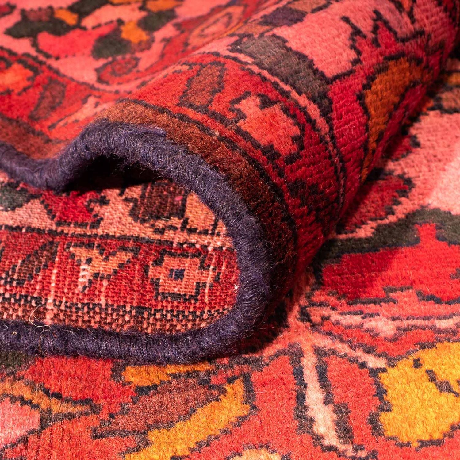 Alfombra persa - Nómada - 304 x 160 cm - rojo claro
