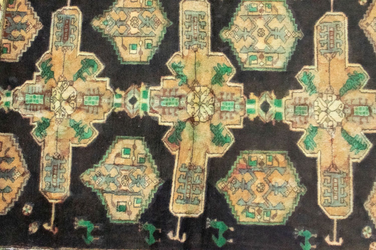 Alfombra persa - Nómada - 145 x 115 cm - azul