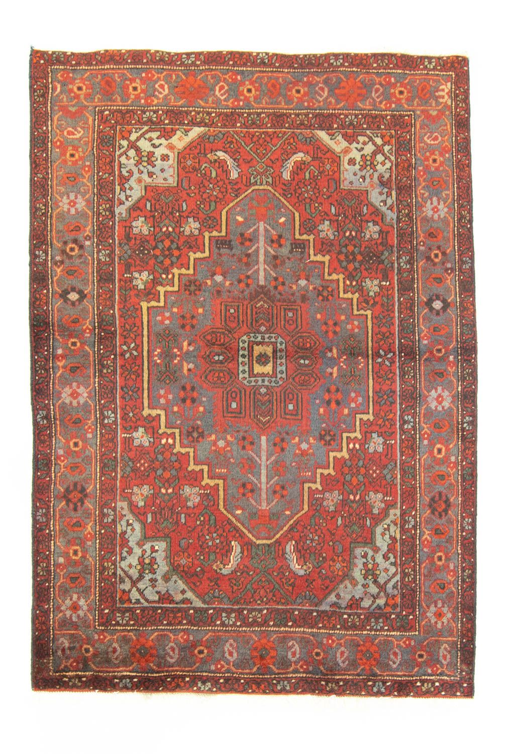 Alfombra persa - Nómada - 148 x 102 cm - rojo