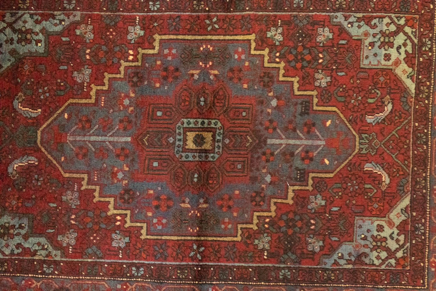 Alfombra persa - Nómada - 148 x 102 cm - rojo