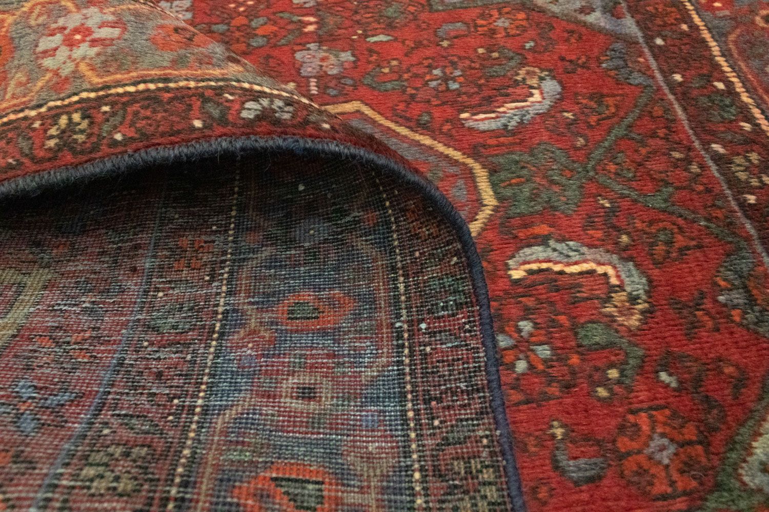 Alfombra persa - Nómada - 148 x 102 cm - rojo
