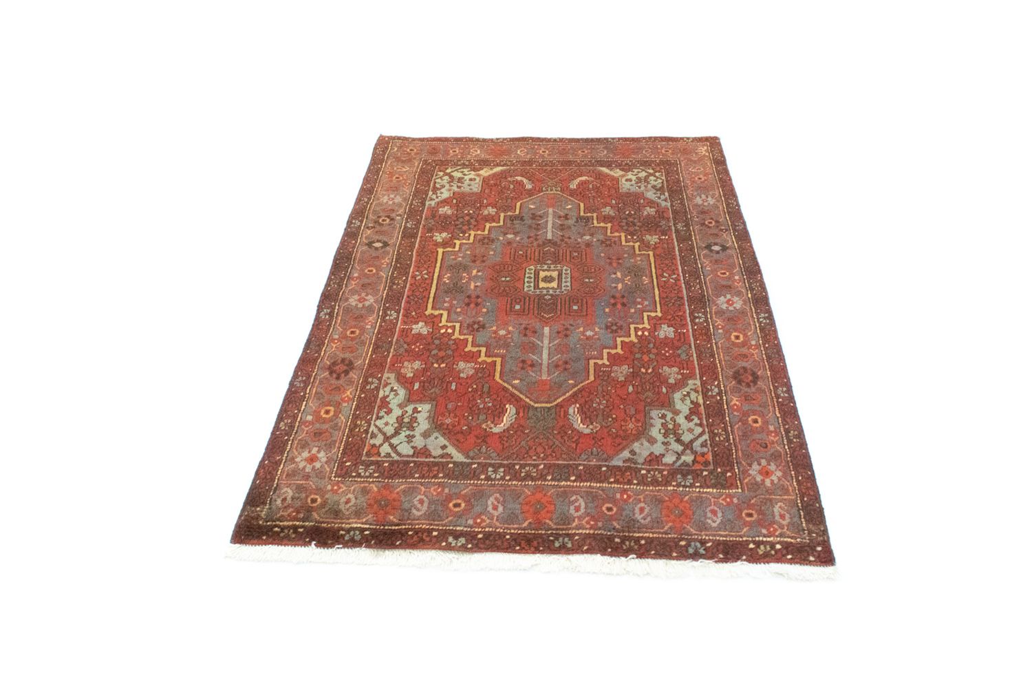Alfombra persa - Nómada - 148 x 102 cm - rojo