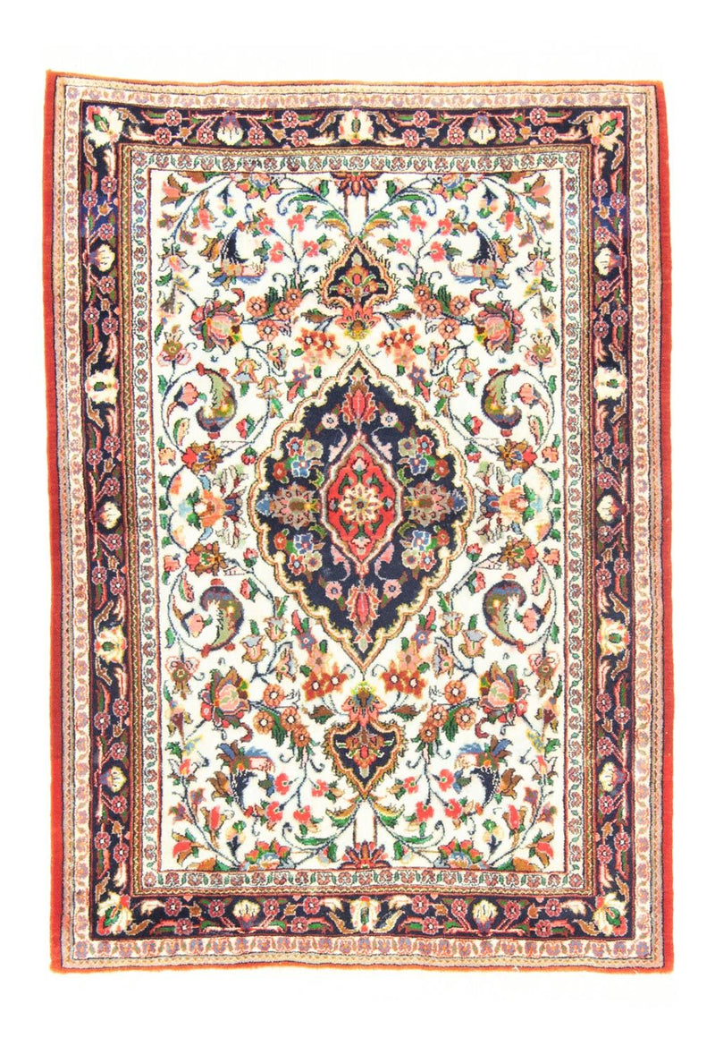 Alfombra persa - Ghom - 145 x 102 cm - beige