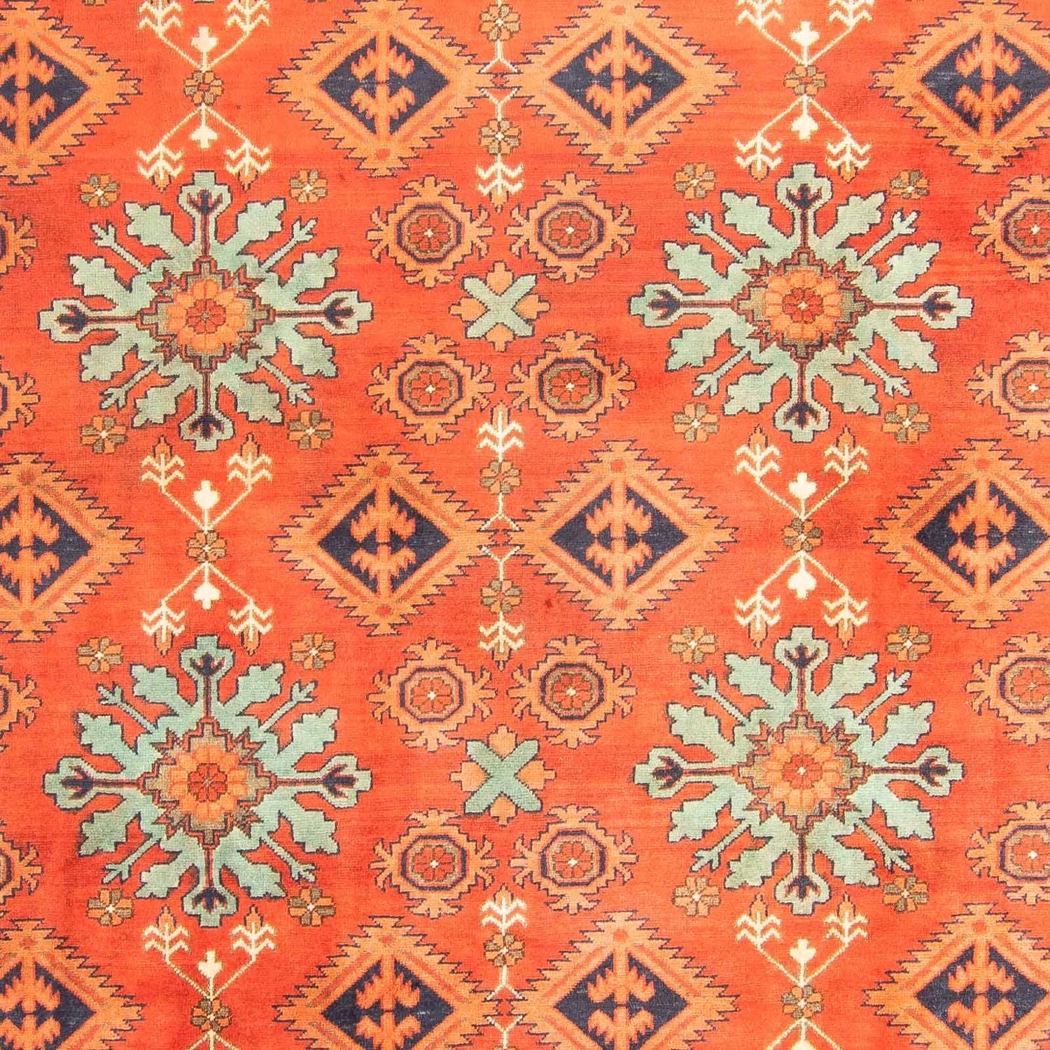 Alfombra afgana - Hatschlu - 273 x 213 cm - rojo claro