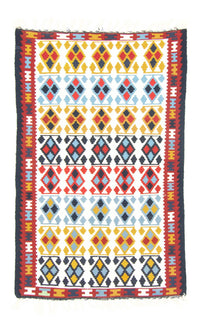 Alfombra Kelim - Antigua - 150 x 94 cm - beige