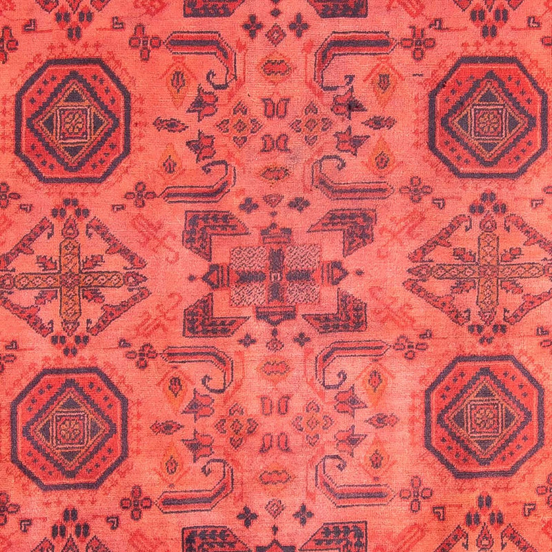 Alfombra afgana - Hatschlu - 290 x 200 cm - rojo