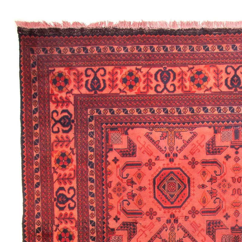 Alfombra afgana - Hatschlu - 290 x 200 cm - rojo