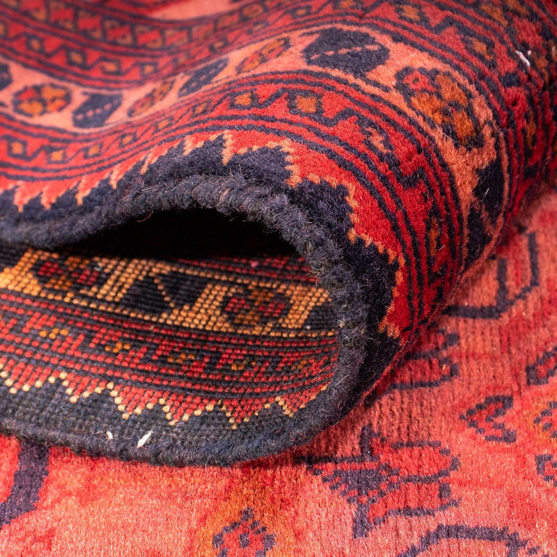 Alfombra afgana - Hatschlu - 290 x 200 cm - rojo
