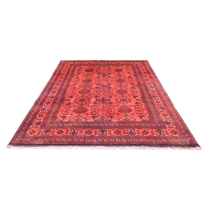 Alfombra afgana - Hatschlu - 290 x 200 cm - rojo