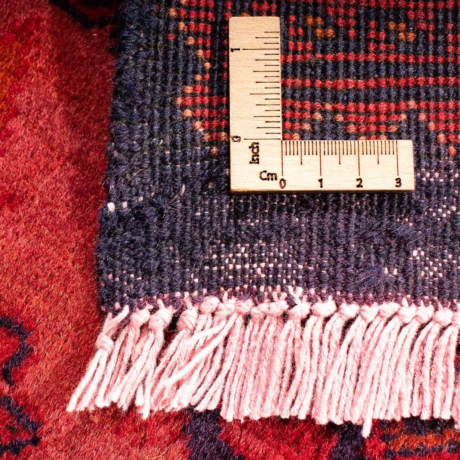 Alfombra afgana - Hatschlu - 290 x 200 cm - rojo