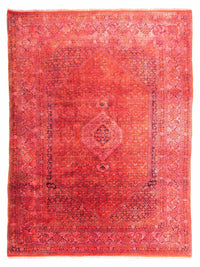 Alfombra persa - Bidjar - 280 x 205 cm - rojo claro