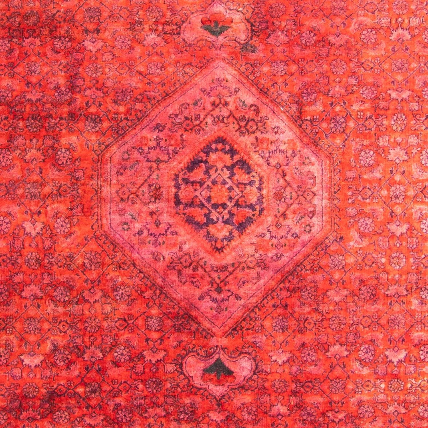 Alfombra persa - Bidjar - 280 x 205 cm - rojo claro