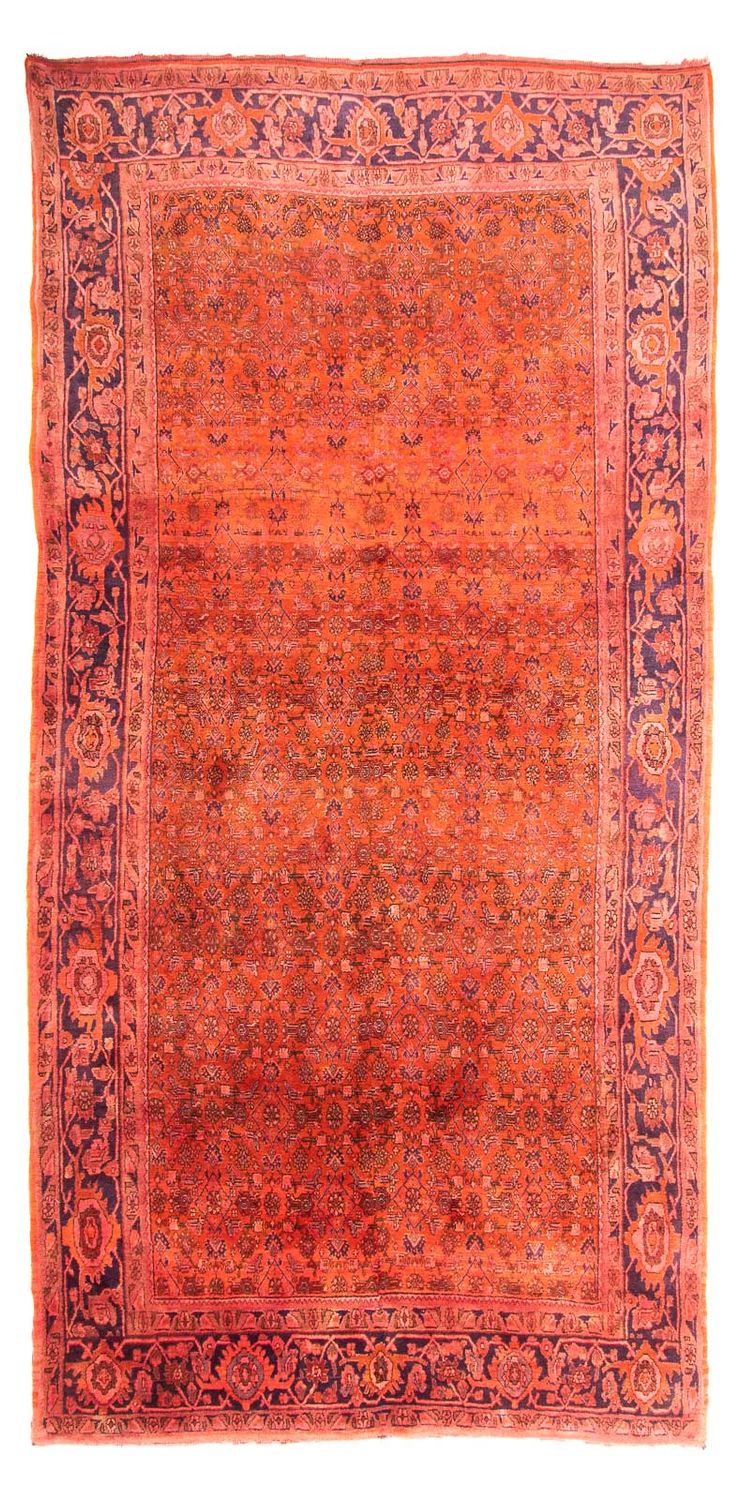 Alfombra persa - Bidjar - 315 x 155 cm - rojo claro