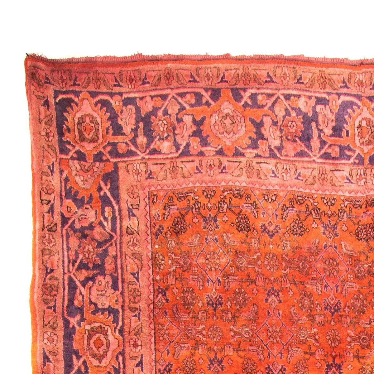 Alfombra persa - Bidjar - 315 x 155 cm - rojo claro