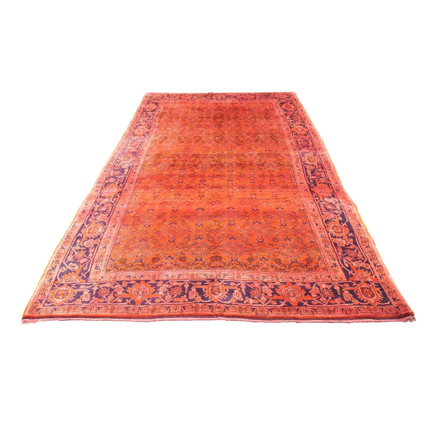 Alfombra persa - Bidjar - 315 x 155 cm - rojo claro