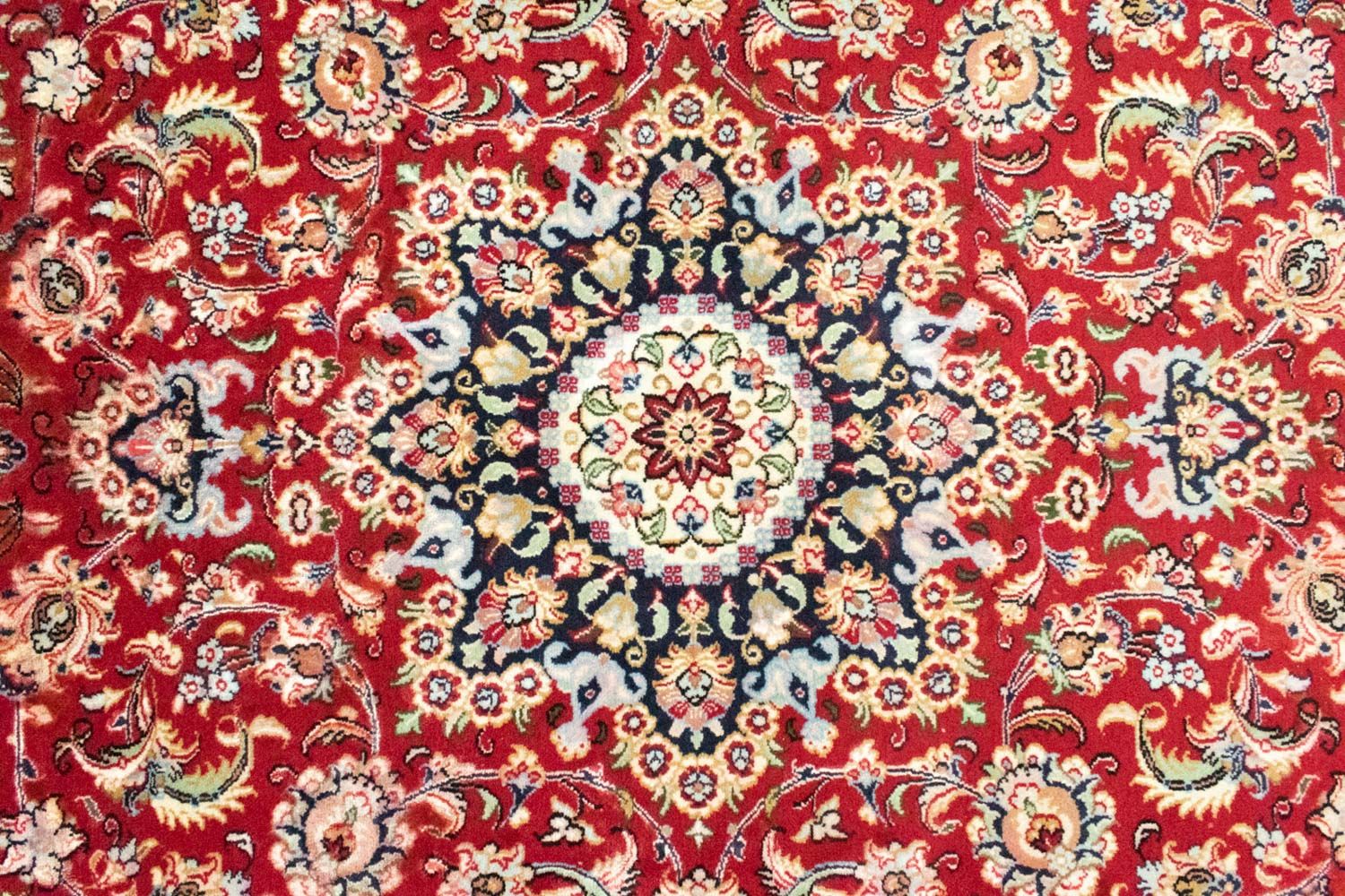 Alfombra persa - Ghom - 235 x 170 cm - rojo
