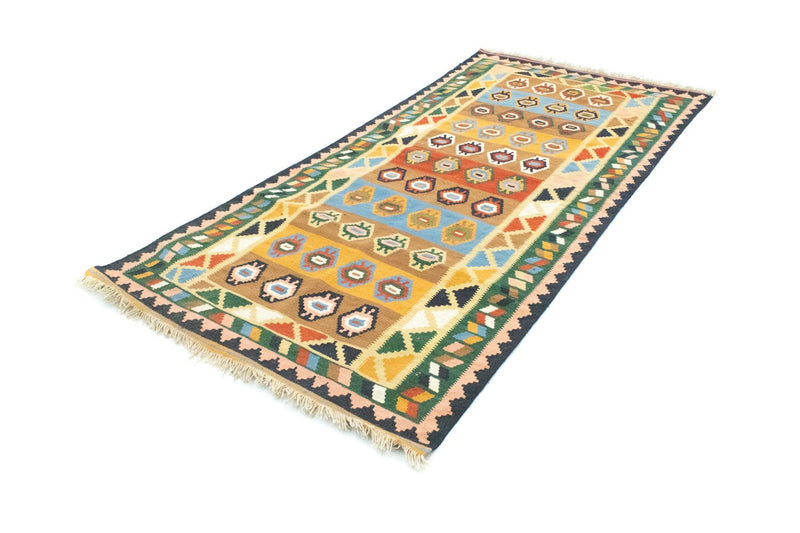 Alfombra de pasillo Alfombra Kelim - Oriental - 256 x 128 cm - colorido