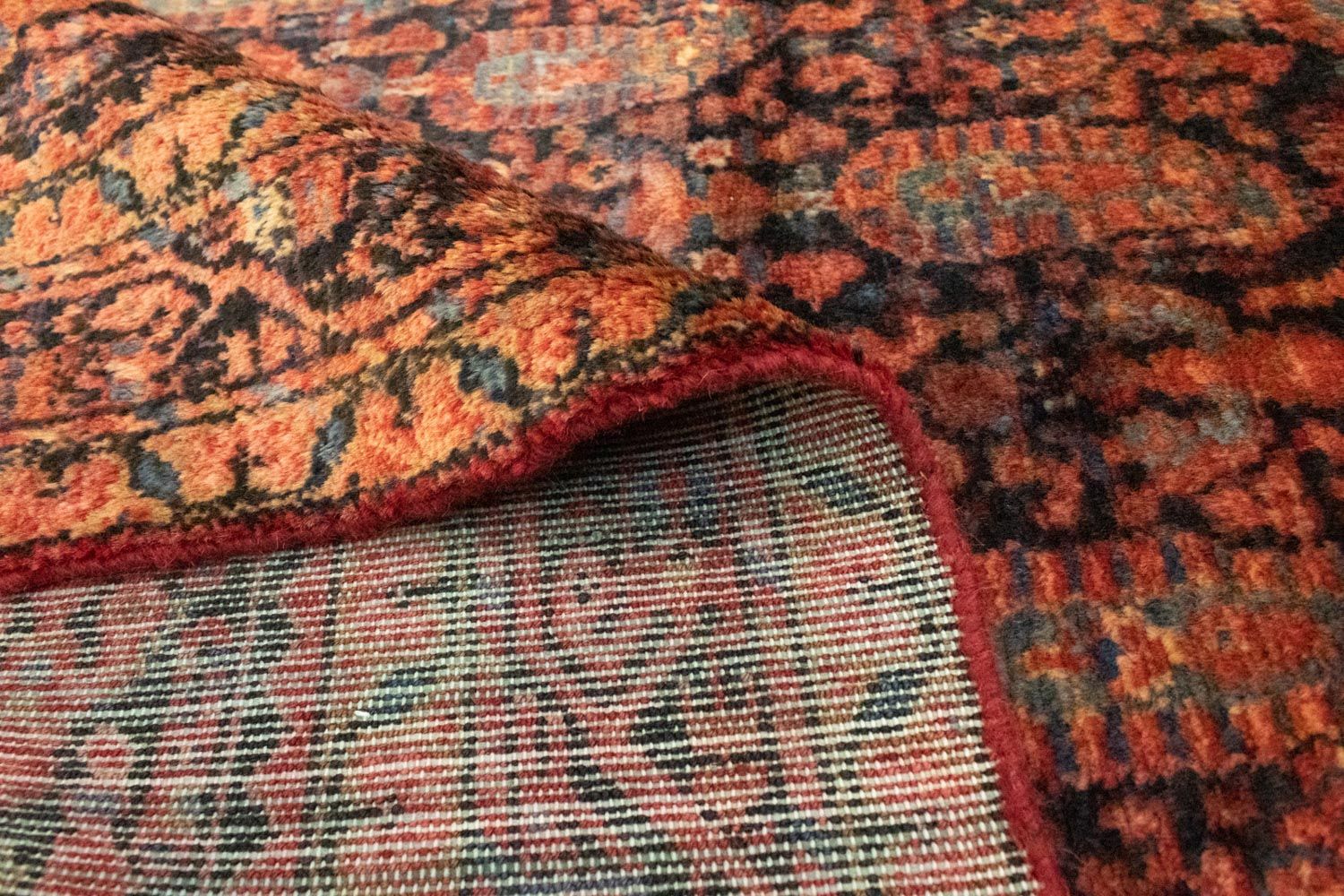 Alfombra persa - Clásica - 216 x 139 cm - naranja