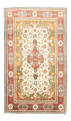 Alfombra persa - Ghom - 245 x 142 cm - beige