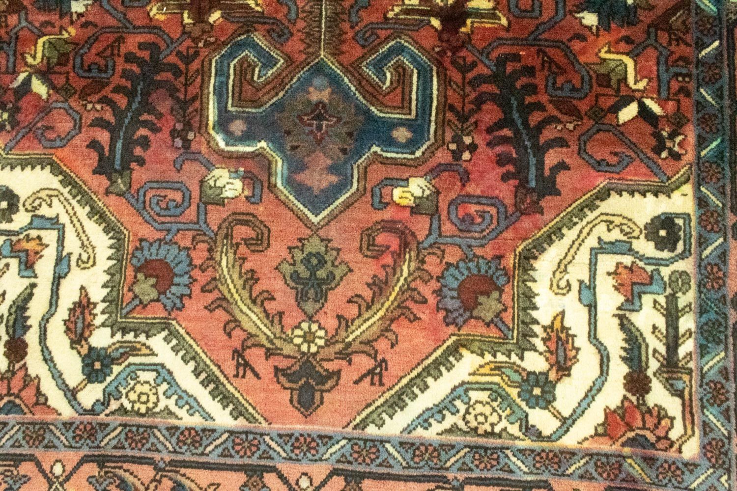 Alfombra de pasillo Alfombra persa - Nómada - 230 x 116 cm - naranja