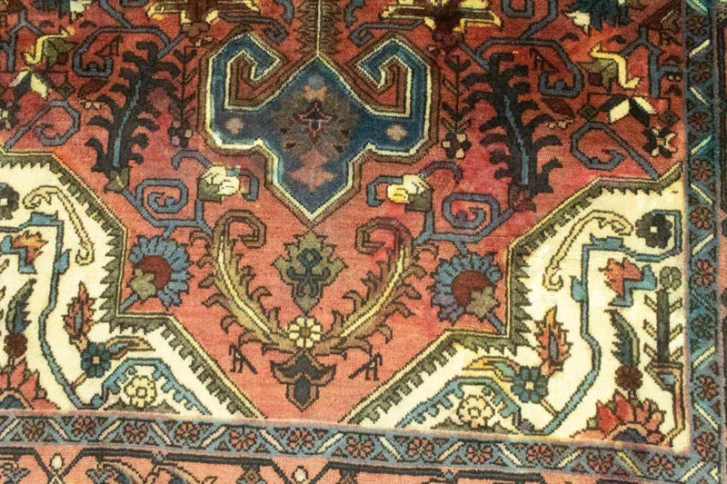 Alfombra de pasillo Alfombra persa - Nómada - 230 x 116 cm - naranja