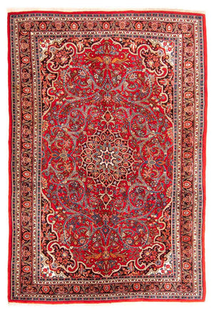 Alfombra persa - Clásica - 210 x 147 cm - rojo