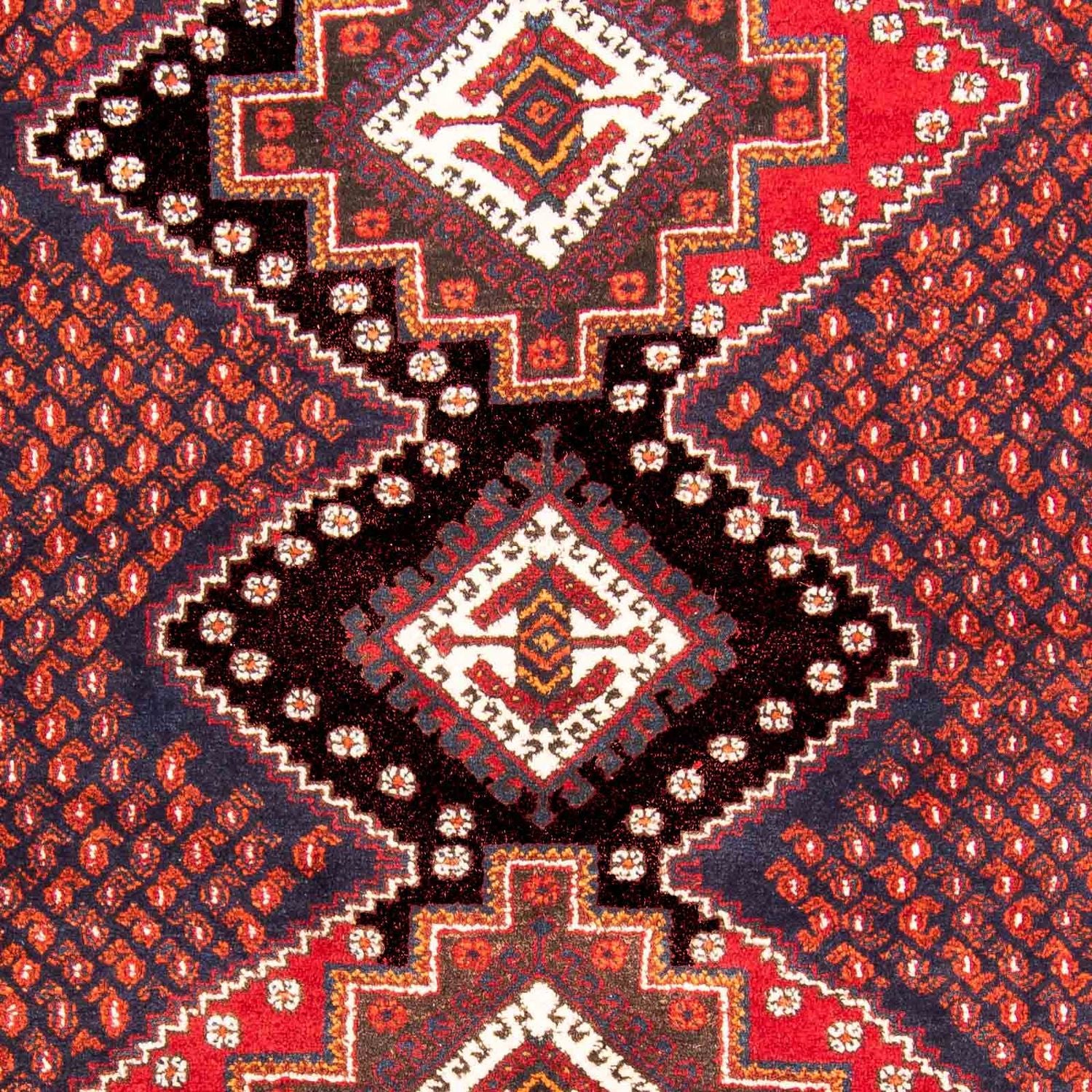 Alfombra persa - Nómada - 205 x 164 cm - rojo