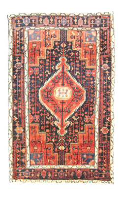 Alfombra persa - Nómada - 193 x 120 cm - naranja
