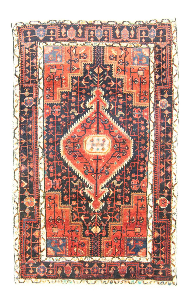 Alfombra persa - Nómada - 193 x 120 cm - naranja