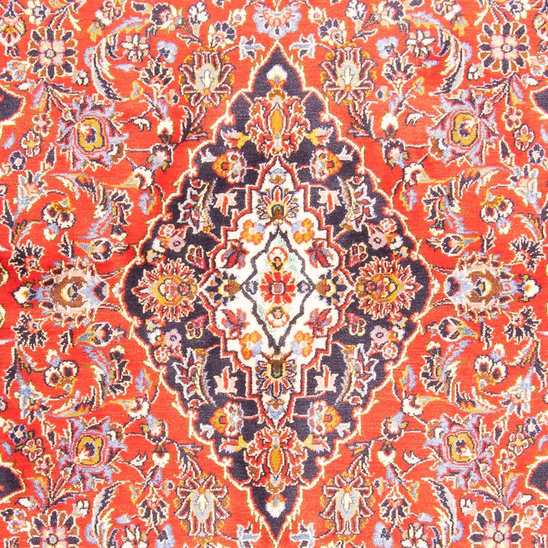 Alfombra persa - Keshan - 217 x 139 cm - rojo claro
