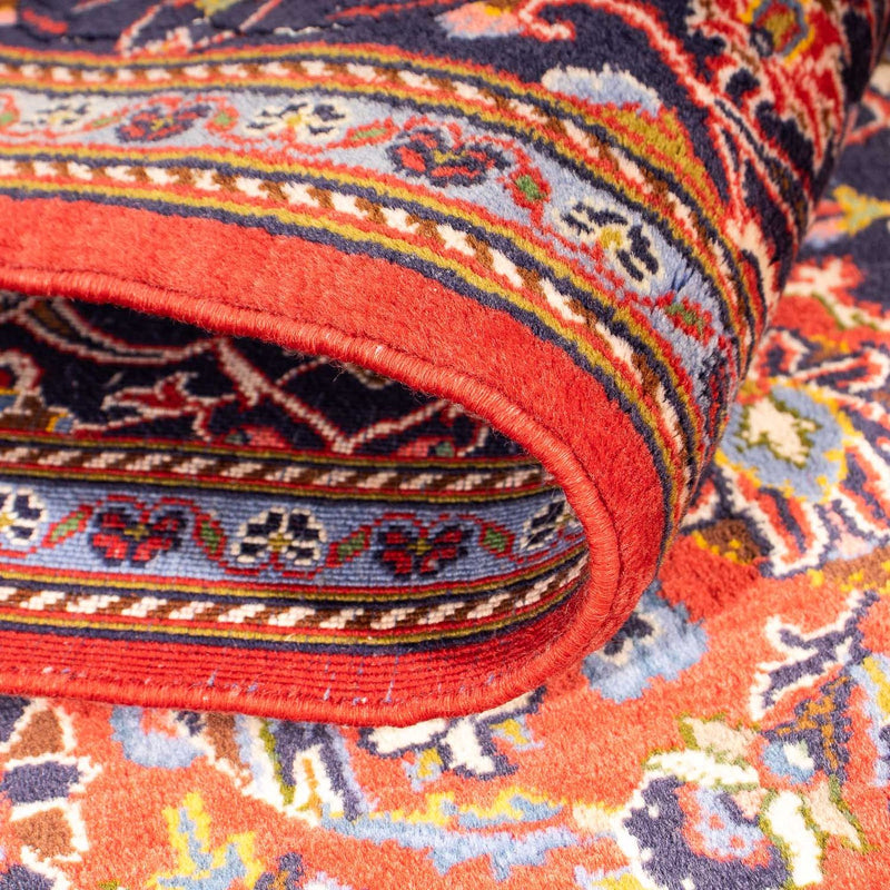 Alfombra persa - Keshan - 217 x 139 cm - rojo claro