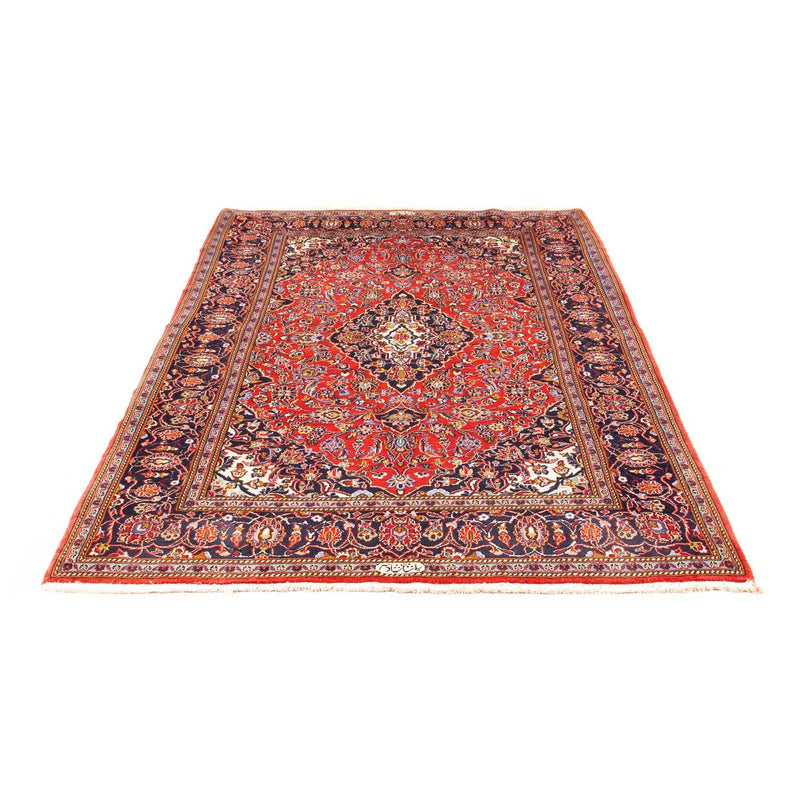 Alfombra persa - Keshan - 217 x 139 cm - rojo claro