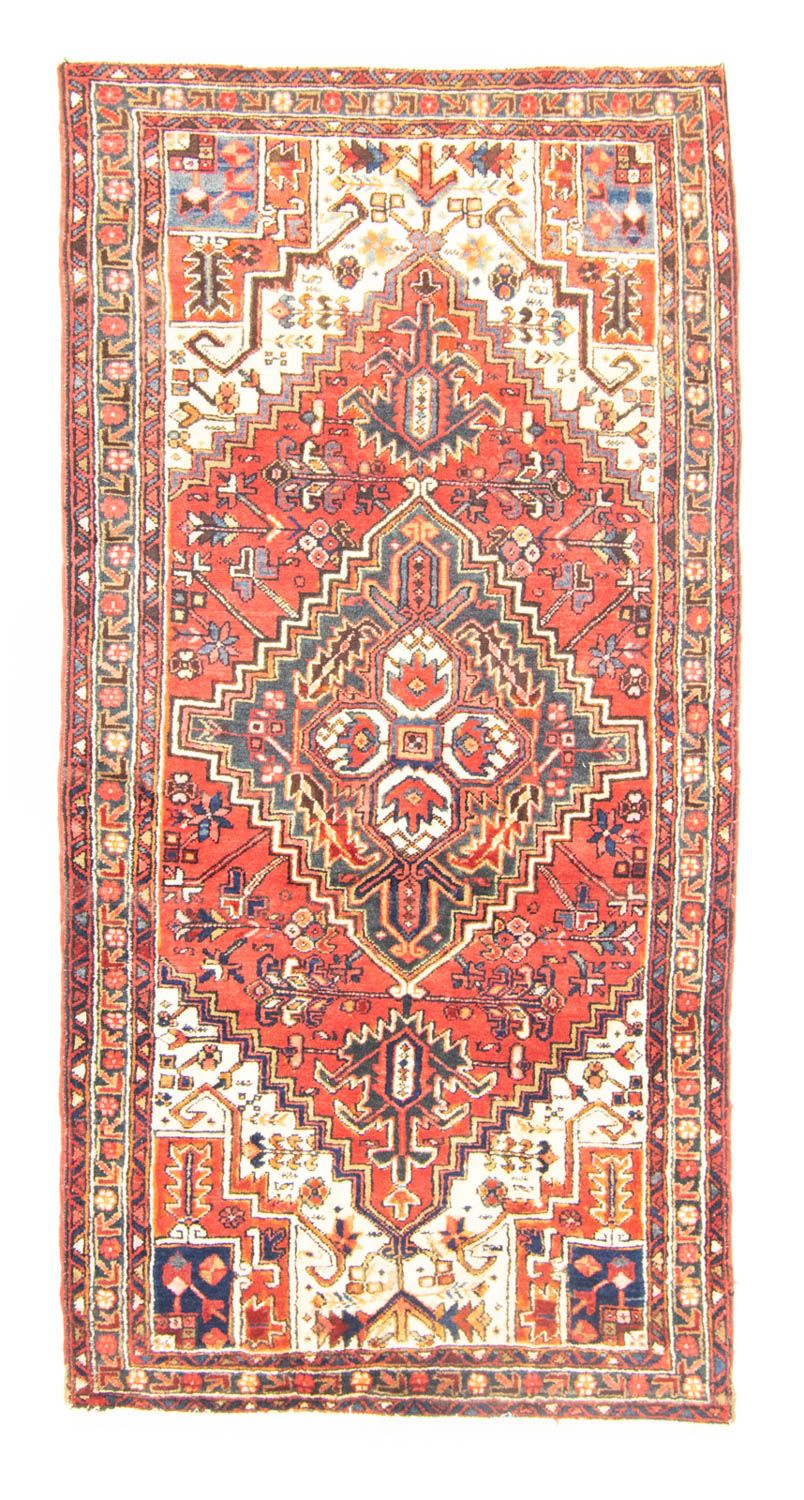 Alfombra de pasillo Alfombra persa - Nómada - 211 x 110 cm - naranja