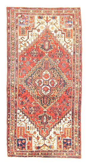 Alfombra de pasillo Alfombra persa - Nómada - 211 x 110 cm - naranja