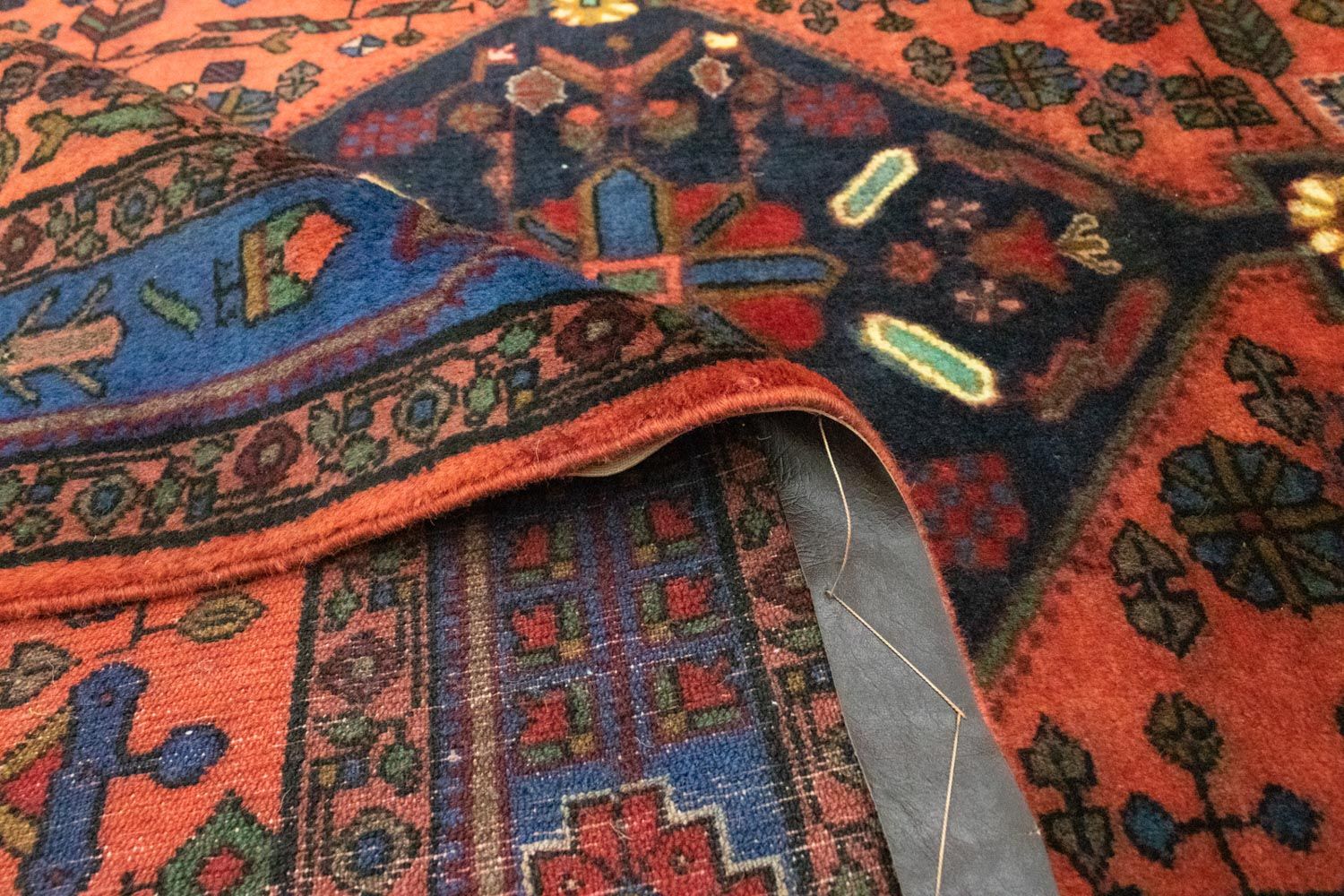 Alfombra persa - Nómada - 222 x 154 cm - naranja