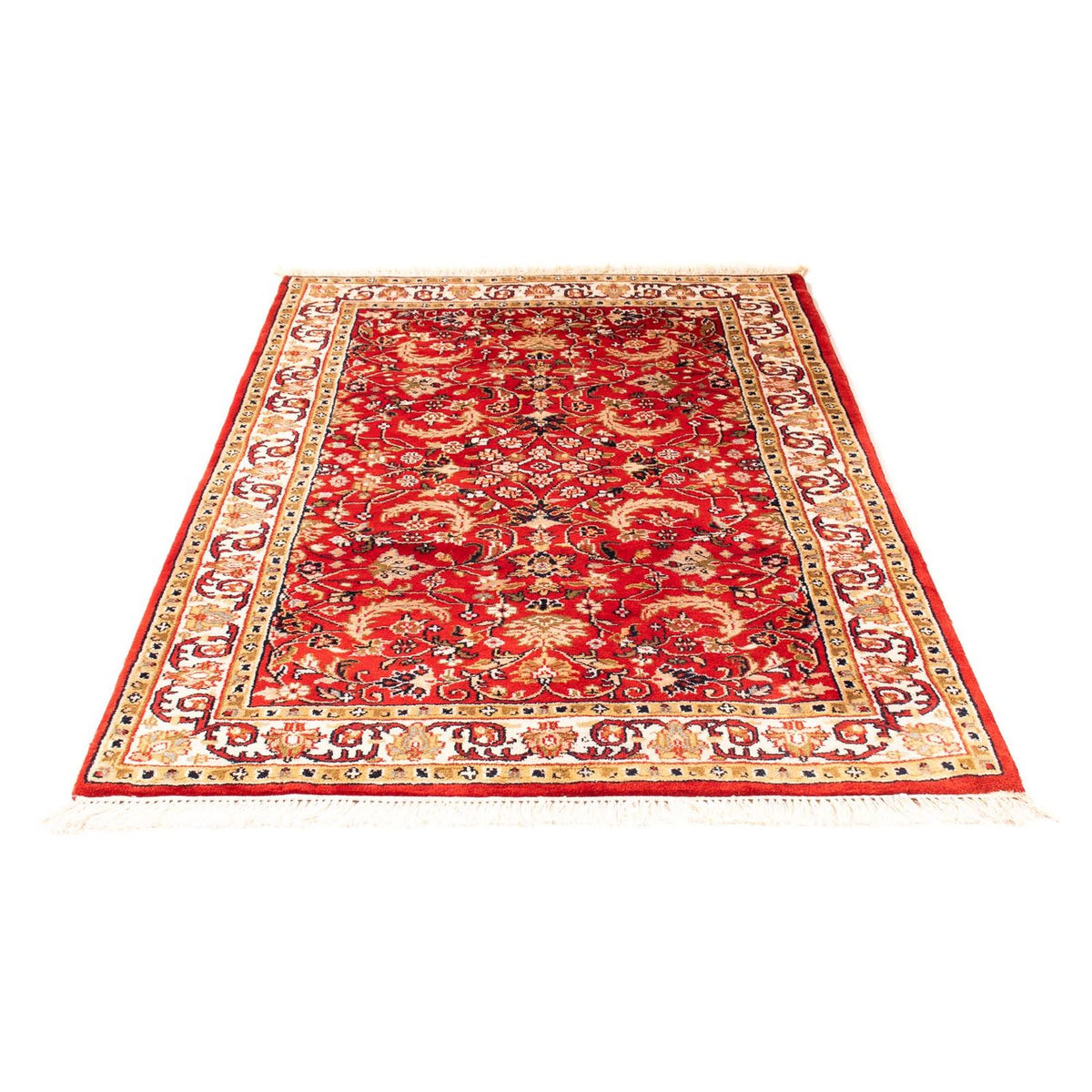 Alfombra oriental - Bidjar - Indus - 176 x 119 cm - rojo oscuro
