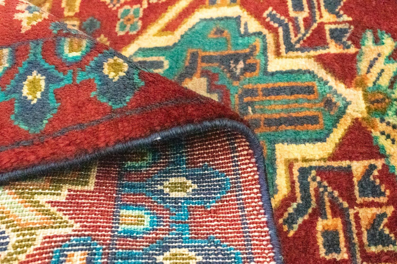 Alfombra Turkaman - 89 x 63 cm - rojo